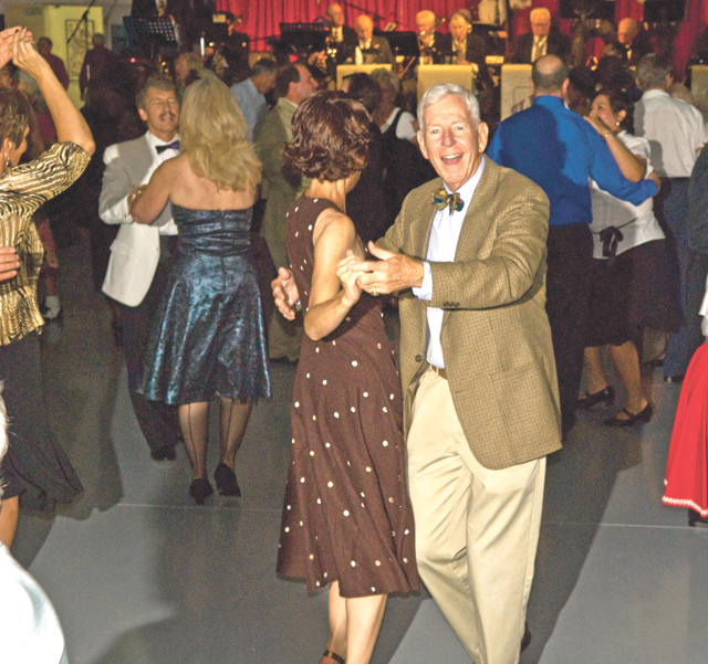a night in the 1940s big band dance